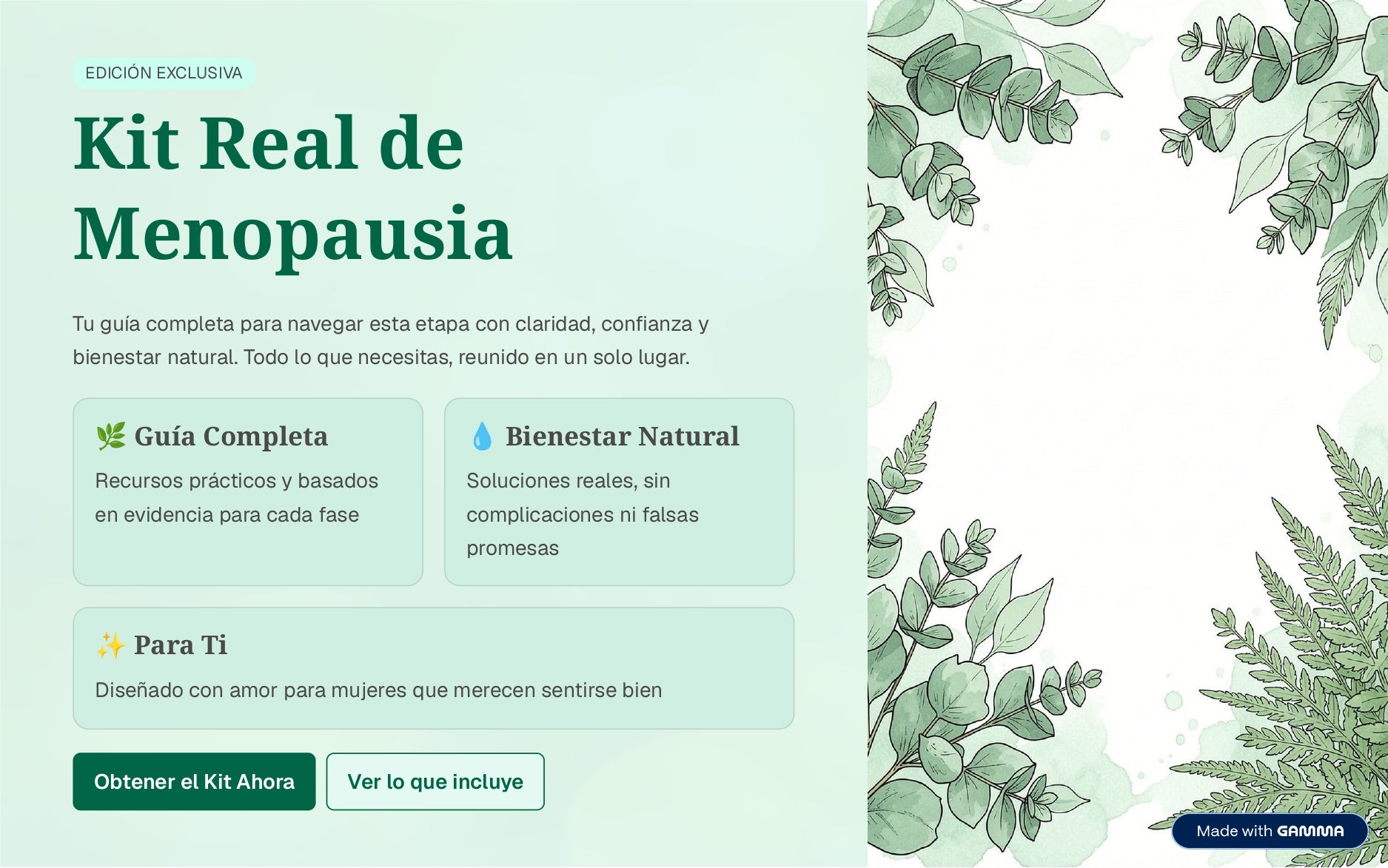 Kit Real de Menopausia